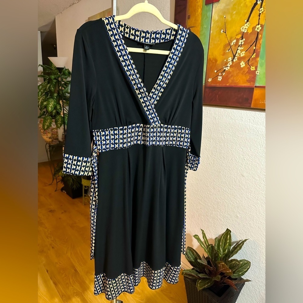 AGB dress tie back midi dress size 12